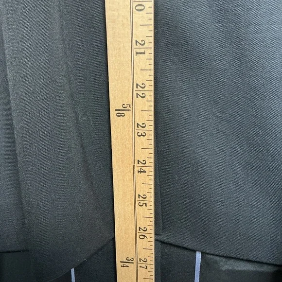 J. Jill Blazer Jacket Women's Size 10 Black Wool Blend - Picture 7 of 9